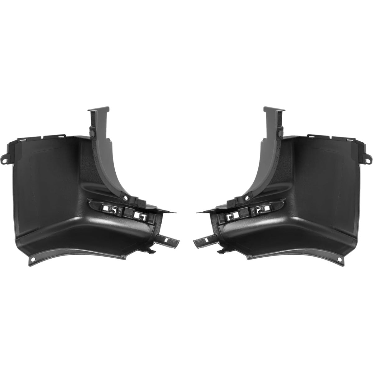 ALMULOO Rear Bumper End Cap Compatible with 2019-2021 Mercedes-Benz Sprinter W907 Replacement For 9078853600 9078853500 Plastic(PP) Textured Black Left and Right Side