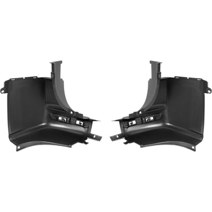 ALMULOO Rear Bumper End Cap Compatible with 2019-2021 Mercedes-Benz Sprinter W907 Replacement For 9078853600 9078853500 Plastic(PP) Textured Black Left and Right Side