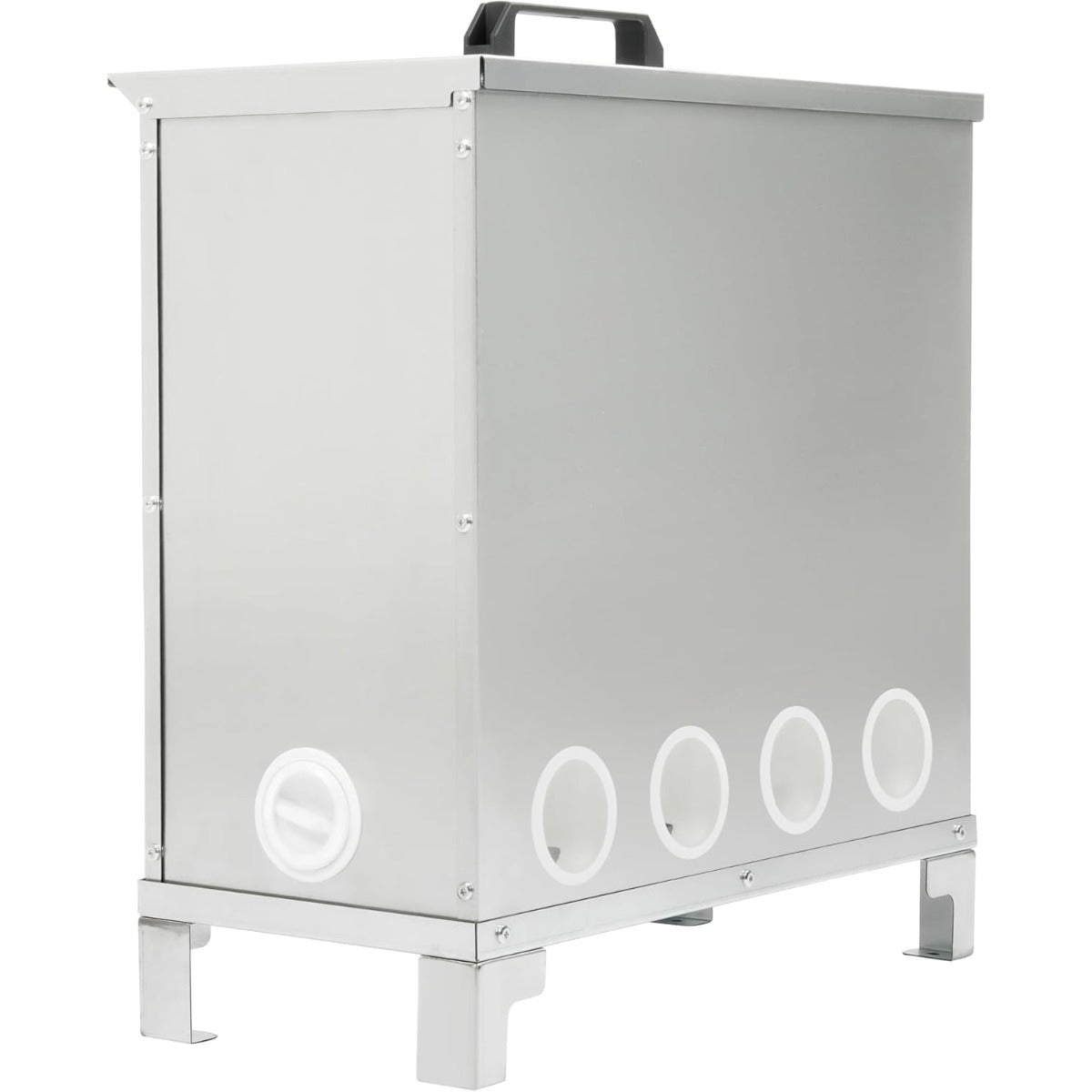 Automatic 10-Port Chicken Feeder, No Waste Poultry Feeder with Lid