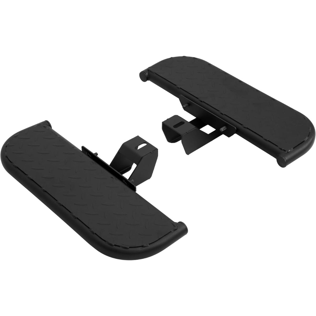 ALMULOO 4-Pcs Side Steps Compatible with 2020-2023 Jeep Gladiator JT 4 Door Powder Painted Steel Black Running Boards