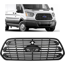 Front Grill Compatible with 2015-2019 Ford Transit 150 250 350 HD CK4Z-17E810-AA FO1200587 Front Bumper Upper Grille Black