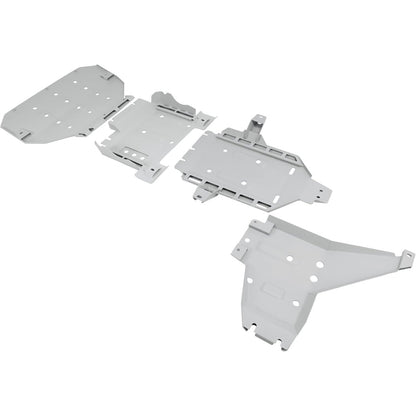 Skid Plate Compatible with 2021-2023 Ford Bronco Steel Matte Lower Engine Undercover Guard Protection
