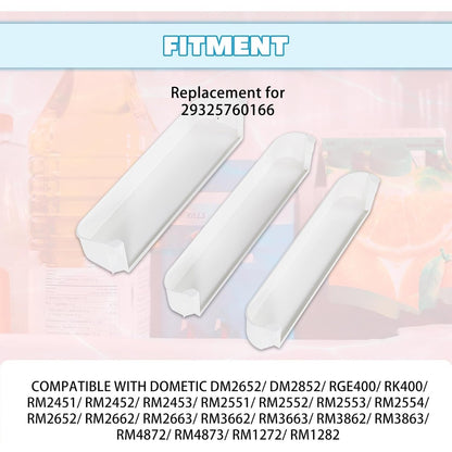 Kojem 29325760166 Replacement Refrigerator Door Shelf Kit Compatible with Dometic Refrigerator Freezer/Upper/Bottom Door Shelf