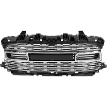 Front Grill Compatible with 2020-2024 Dodge Ram 2500/3500 Front Bumper Grille Plastic (ABS) Chrome+Painted Silvery+Black Replacement for 68516019AA