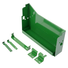 Tractor Battery Box Right Hand Compatible with John Deere 2510 2520 3010 3020 4000 4010 4020 4320 4520 4620 w/Bracket Steel Powder Coated Green