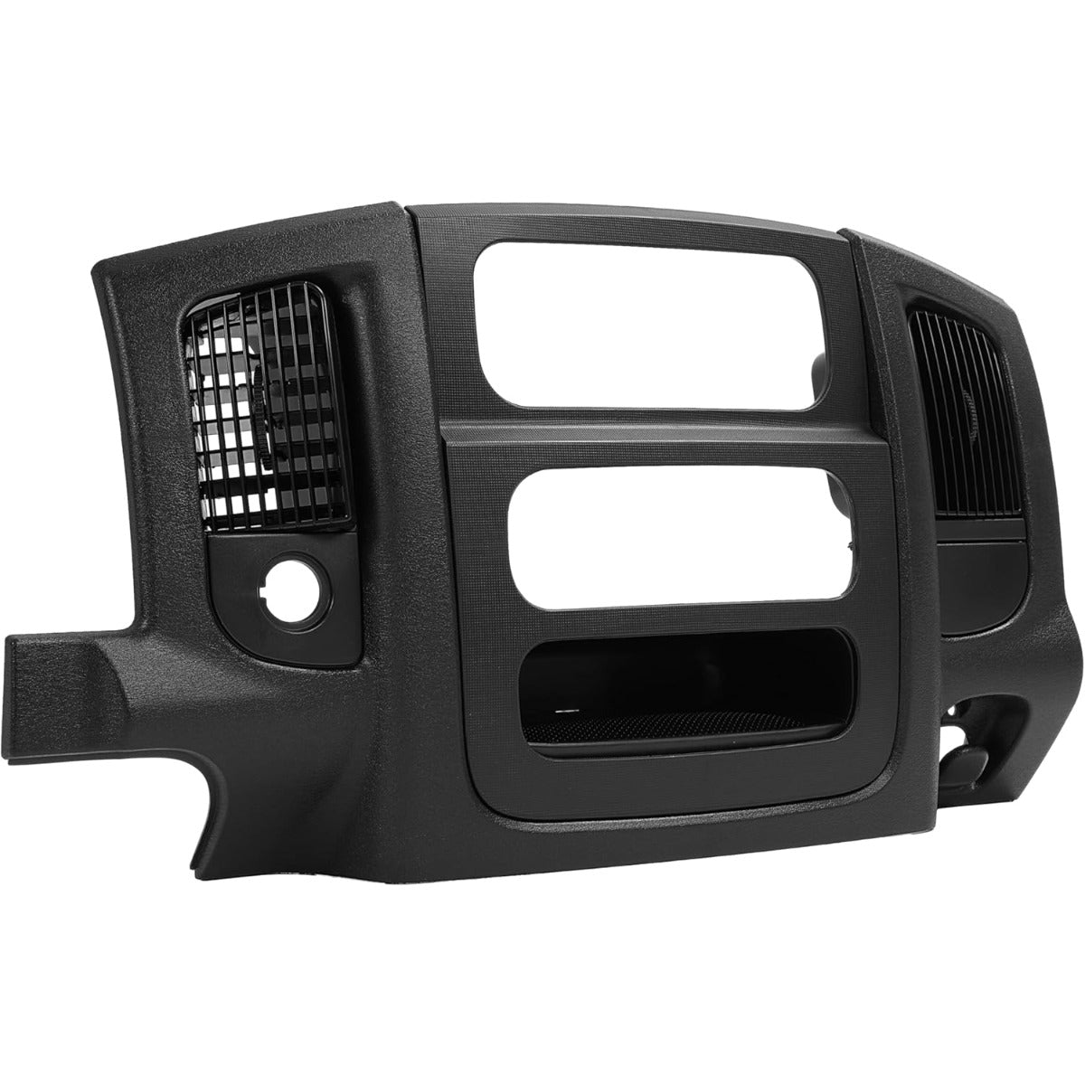 Dashboard Radio Panel Compatible with 2002-2005 Dodge Ram 1500 2500 3500 Replacement for 5GV52TRMAB ABS & PP Plastic Textured Black