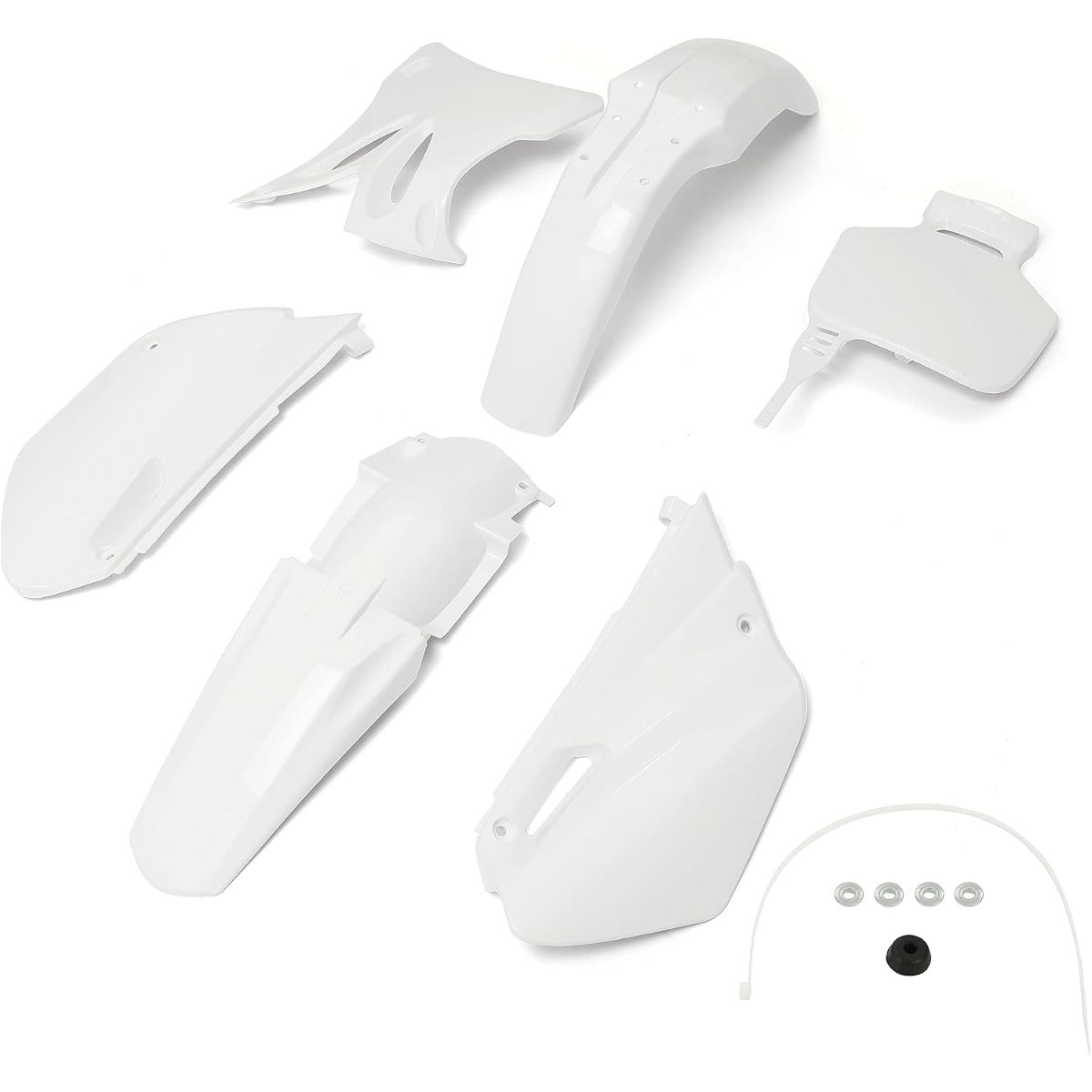 Plastic Fender Fairing Body Kit Compatible With Yamaha YZ85 2002-2014 Dirt Pit Bike Motorcycle Parts Side Cover Body Work -White