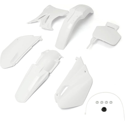 Plastic Fender Fairing Body Kit Compatible With Yamaha YZ85 2002-2014 Dirt Pit Bike Motorcycle Parts Side Cover Body Work -White