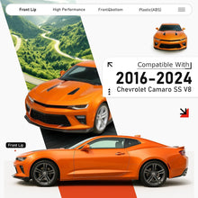 Bumper Lip Compatible with 16-24 Camaro SS V8 Trim Spoiler Splitter