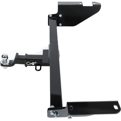 HECASA 2'' Class 3 Trailer Hitch Receiver Compatible with 2008-2020 Chrysler Town & Country Dodge Grand Caravan RAM C/V Tradesman Volkswagen Routan Steel Black Powder Coated (NN1400)