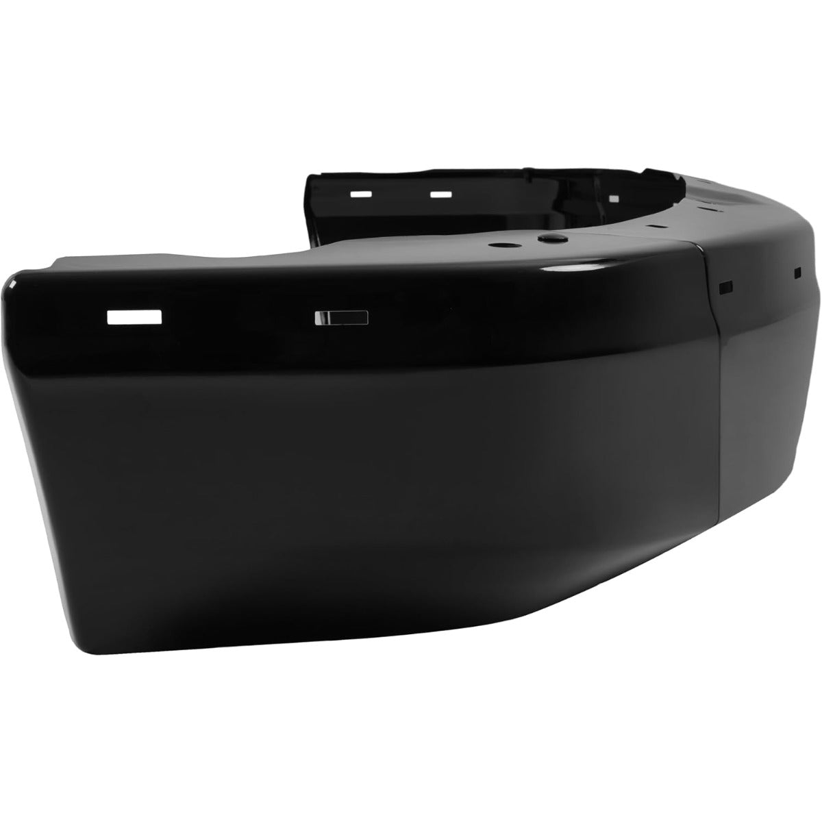 KUAFU Front Bumper Face Bar Compatible with 2003-2014 Chevy Chevrolet Express GMC Savana 1500, 2003-2025 Chevy Chevrolet Express GMC Savana 2500 3500 Replacement For GM1002425, 22872781 -Black 3Pcs