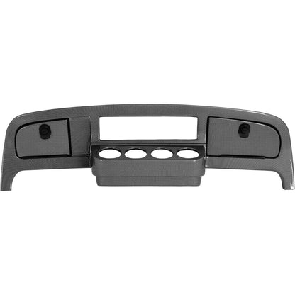 WUTIST Dashboard Cover Golf Cart Dash Compatible with 2014-Up EZGO Freedom TXT & Express S4/L4, S6/L6 W/Locking Doors & Keys ABS Plastic