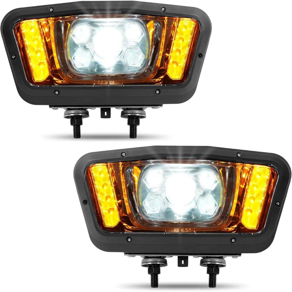 ALMULOO Snow Plow Light Clear Lens Compatible with All Snowdogg Plows