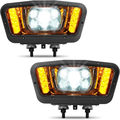 ALMULOO Snow Plow Light Clear Lens Compatible with All Snowdogg Plows