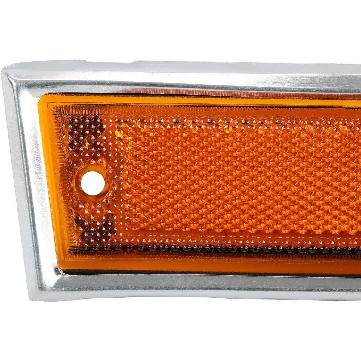 KUAFU Front Fender Side Marker Light Compatible with 1981-1991 Chevy/GMC C/K Series/Suburban/Blazer/Jimmy Replace for GM2551107 GM2550115 915558 915557 18120166 18120066 Bumper Side Lamp Amber Lens