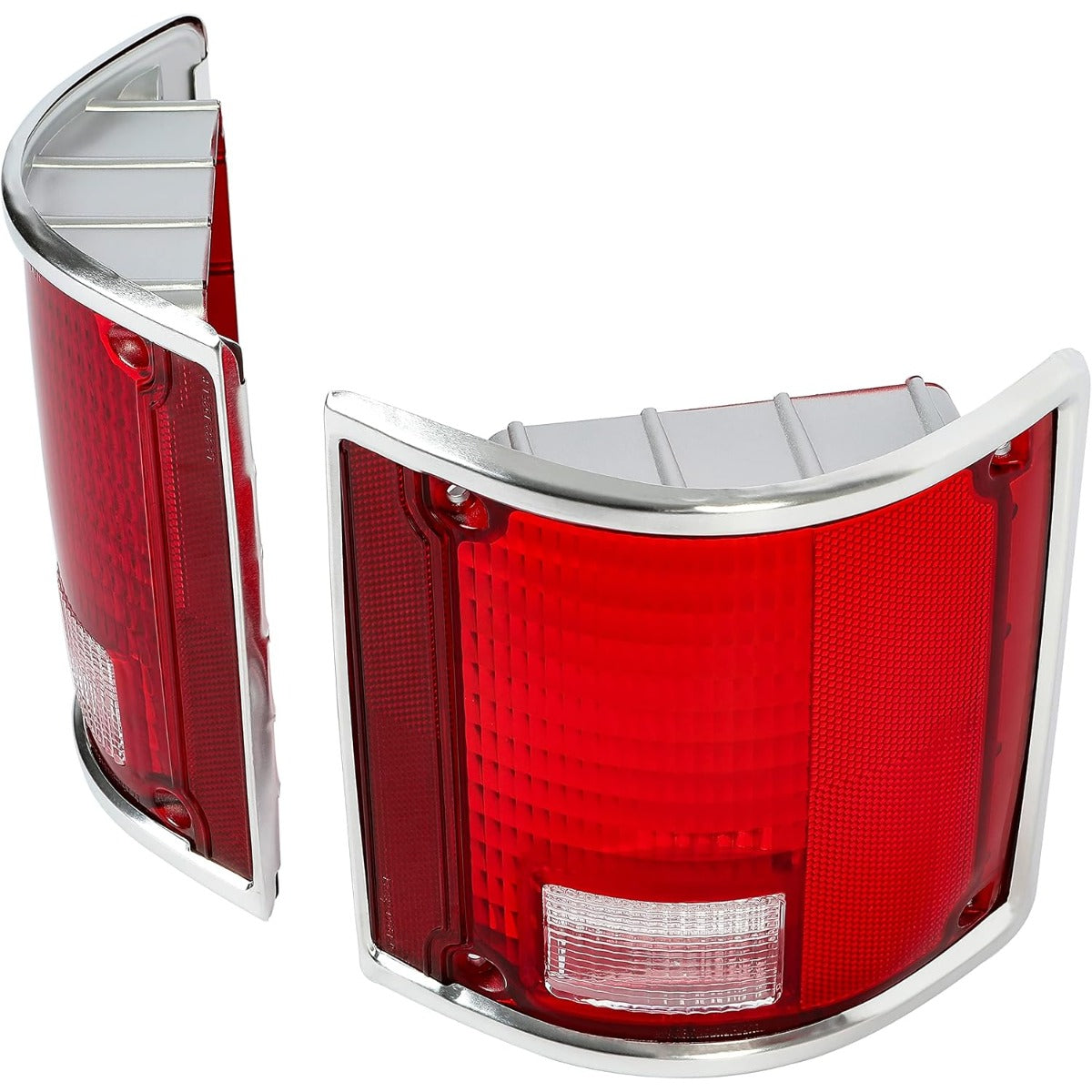 Kojem Tail Light Lens Lamp Compatible with 1973-1991 Chevrolet Chevy Blazer Suburban Jimmy Pair Left & Right Replace for 5968330, 5968329, GM2801122, GM2800122