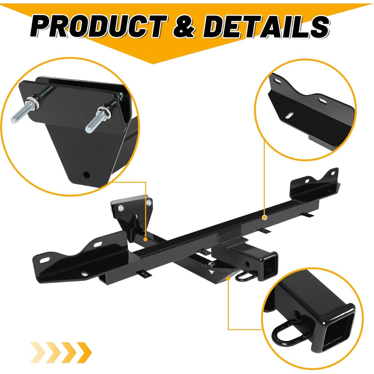 Kojem Class 3 Trailer Tow Hitch Compatible with 2012-2019 Mercedes-Benz