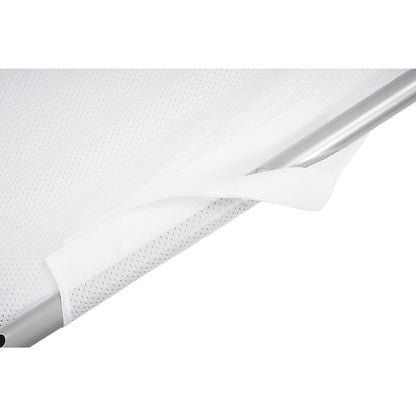Boat Sun Shade Compatible with Boats 25 FT and Under Stern Boat Center Console Sun Shade Aluminium+Cloth -White