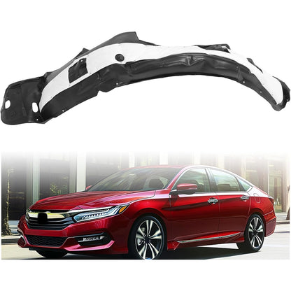 Front Inner Fender Liner for  2016-2017 Honda Accord Sedan Replacement for  Wheel Liner Splash Shield Splash Guard Passenger Side