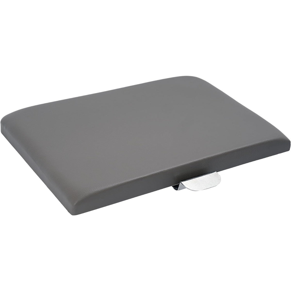 Center Console Lid Compatible with 1999-2010 Ford F-250 F-350 Super Duty Plastic & Aluminium Powder Coated Dark Gray