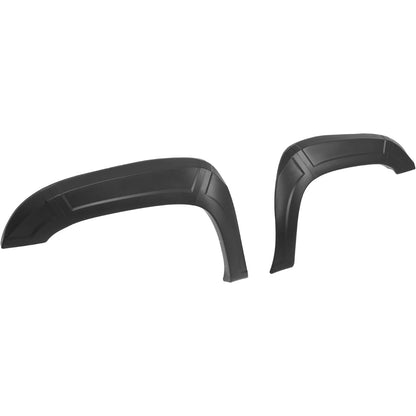 Fender Flare Compatible with 2007-2013 Chevy Chevrolet Avalanche | 10Pcs Front & Rear Wheel Arch Cover Protector Set Plastic(PP) Textured Black
