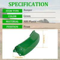 Load image into Gallery viewer, HECASA Front Bumper Compatible with John Deere LT133 LT155 LT166 LT150 LT160 LT170 LT180 LT190 LT Series Replacement for AM128998
