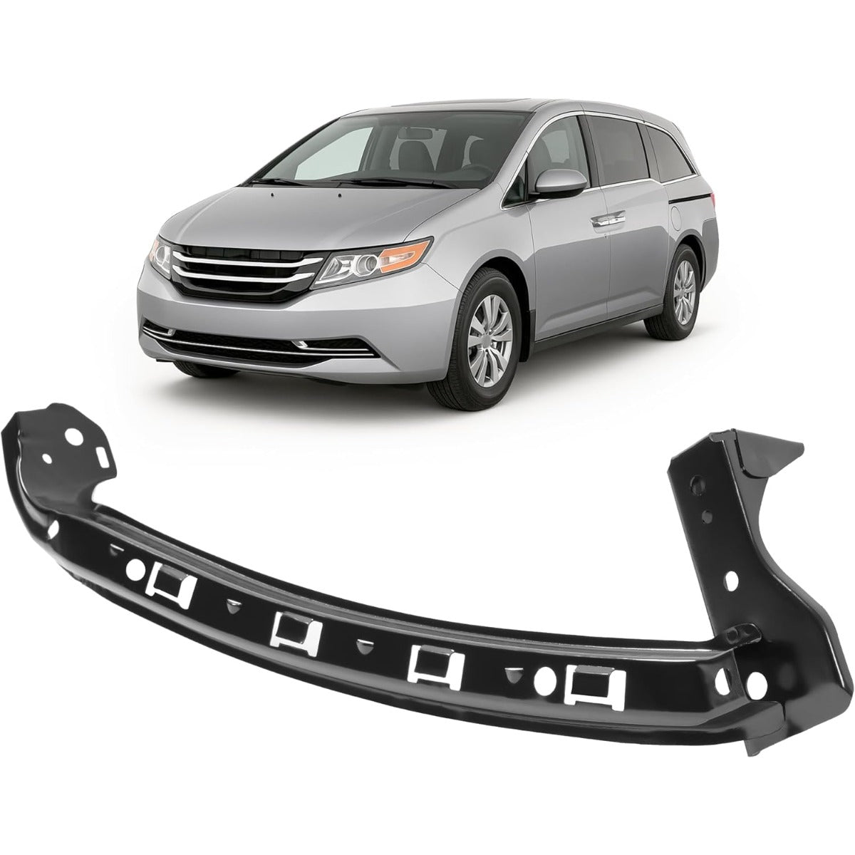 KUAFU Bumper Bracket Corner Beam Compatible with 2011-2017 Odyssey
