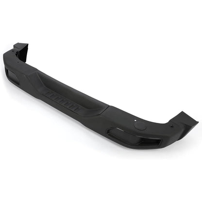 HECASA Rear Bumper Compatible with 2007-2018 Jeep Wrangler JK Replace 82213654 10th Anniversary Rubicon Edition Rear Guard Protector Plastic Steel Black