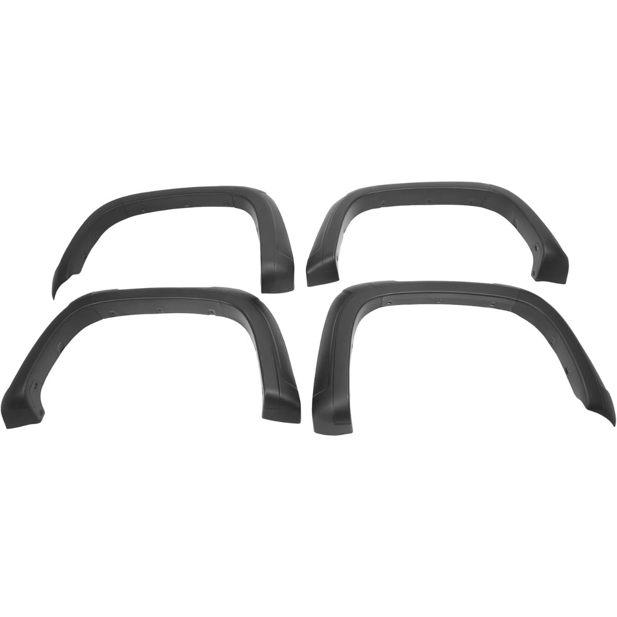 Fender Flare Compatible with 2015-2021 Chevy Chevrolet Colorado | 5.1' bed/Short Beds Model Only Front & Rear 4Pcs Wheel Arch Cover Protector Set Plastic(PP) Textured Black