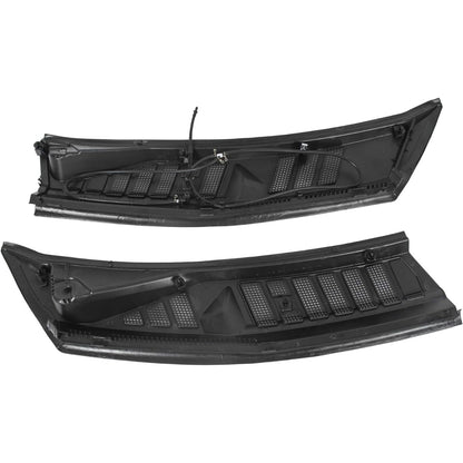 New Pair Front Windshield Wiper Cowl Grille Insert Panel Compatible with 2015-2020 Ford F150 Replacement for FL3Z15022A69B
