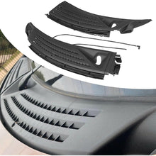 ECOTRIC Front Windshield Wiper Cowl Panel Grille Vents Set w/Seals Compatible with 2009-2014 Ford F150 Replacement for BL3Z15022A68A & BL3Z15022A69A Driver & Passenger Side