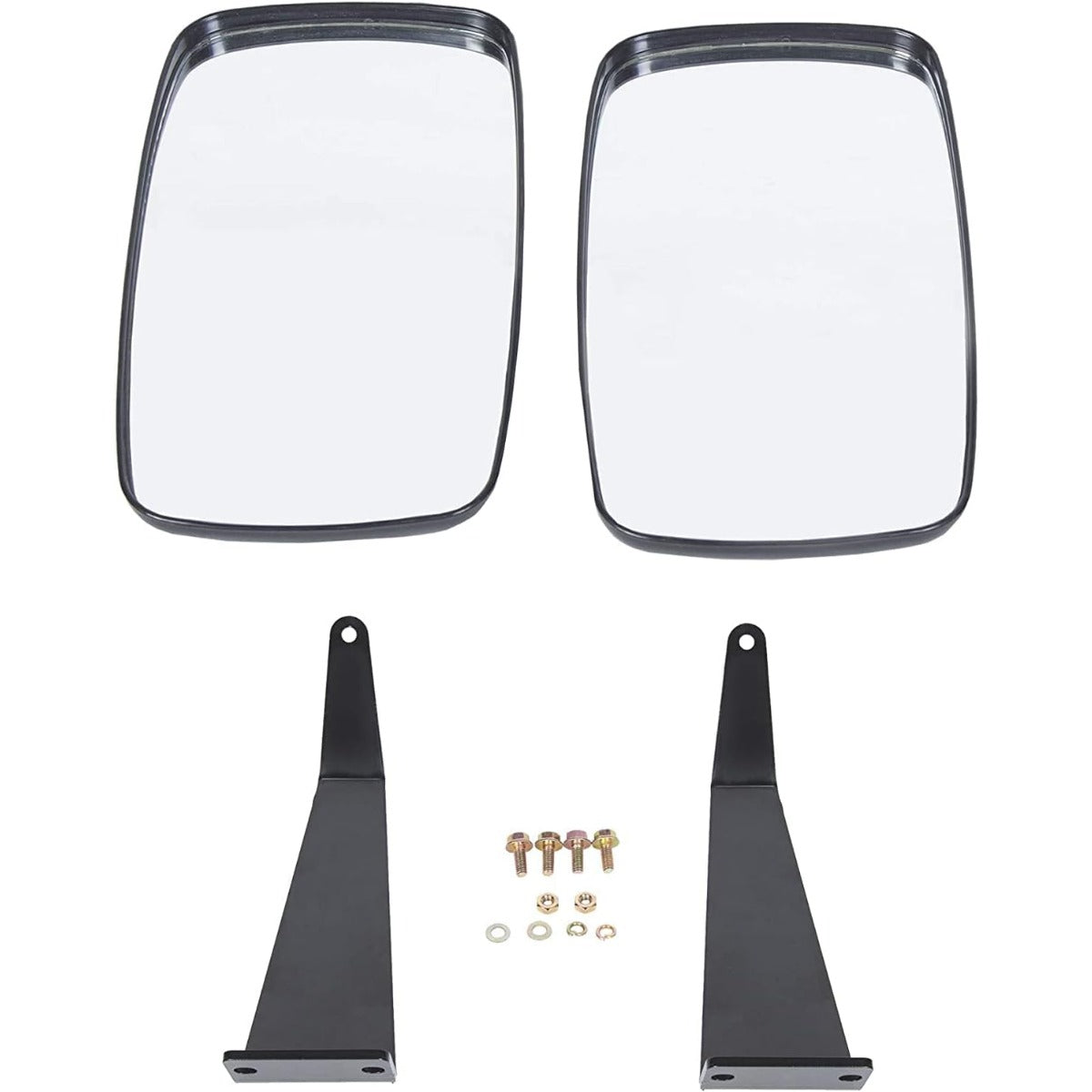 Tractor Mirror Kit Set With Fixed Arms Compatible with John Deere 5000 & 6000 Series Tractor Replacement For DM2455000 2 Pcs Side Mirrors