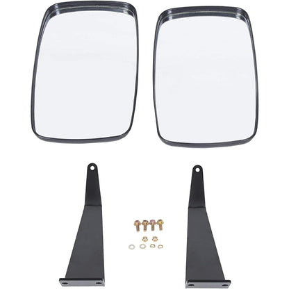 Tractor Mirror Kit Set With Fixed Arms Compatible with John Deere 5000 & 6000 Series Tractor Replacement For DM2455000 2 Pcs Side Mirrors