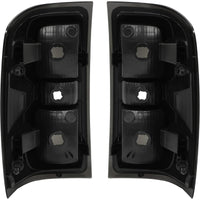 Load image into Gallery viewer, HECASA Tail Lights Compatible with 2014-2018 Chevy Chevrolet Silverado 1500/2500/3500 HD GMC Sierra 3500 HD Dually Model Replacement for GM2800261 Brake Lamps w/o Bulbs Smoke Lens Chrome Housing Pair LYPL-148S-2

