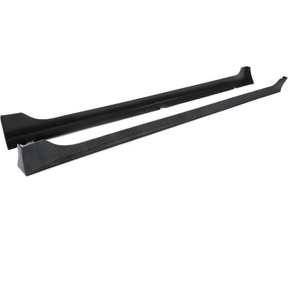Side Skirt Compatible with 2013-2017 Honda Accord 4DR Sedan Models Rocker Panels Guard Splitter Extension Spoiler Black PP