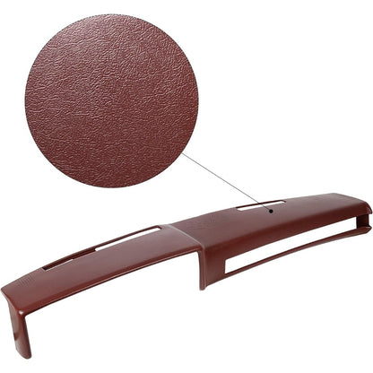 Maroon Dashboard Cover Compatible with 1981-1991 Chevrolet GMC C/K/R/V Truck/SUV Pickup Car Interior Dash Pad Cap