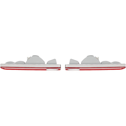 KUAFU Tail Light Lamp Compatible with 1979-1987 Chevy Chevrolet El Camino Malibu GMC Caballero Station Wagon Taillight Driver Side & Passenger Side - Red Lens