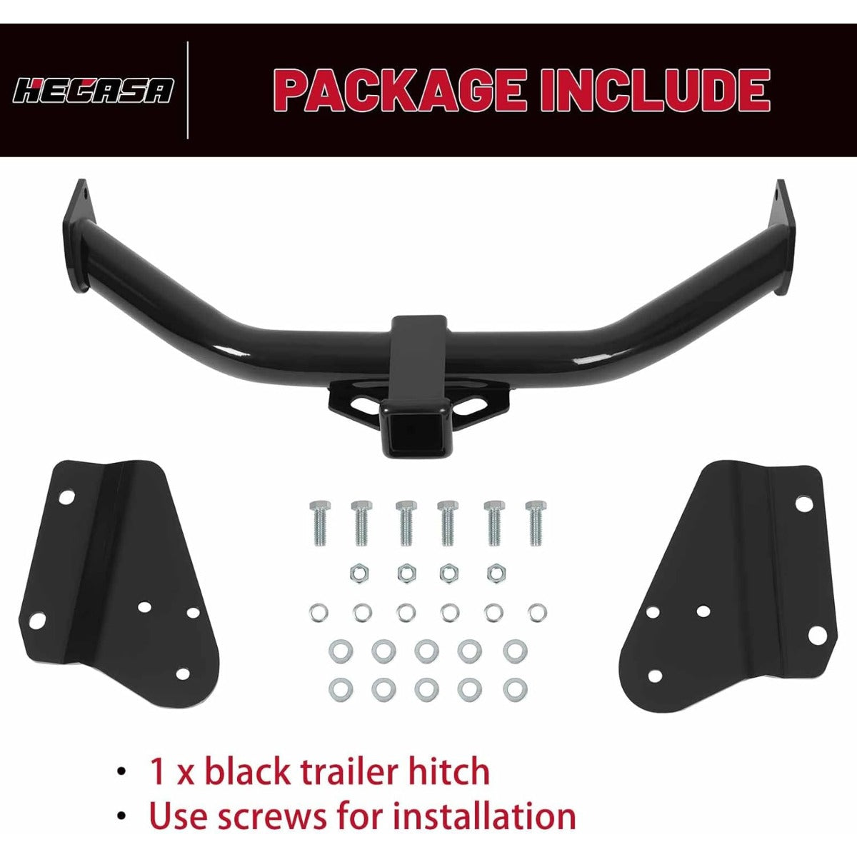 Class 3 Trailer Hitch Compatible with 2011-2023 Dodge Durango 2012-2021 Jeep Grand Cherokee 2022 Jeep Grand Cherokee WK All Trailer Tow Hitch 2 Inch Receiver, NN2173
