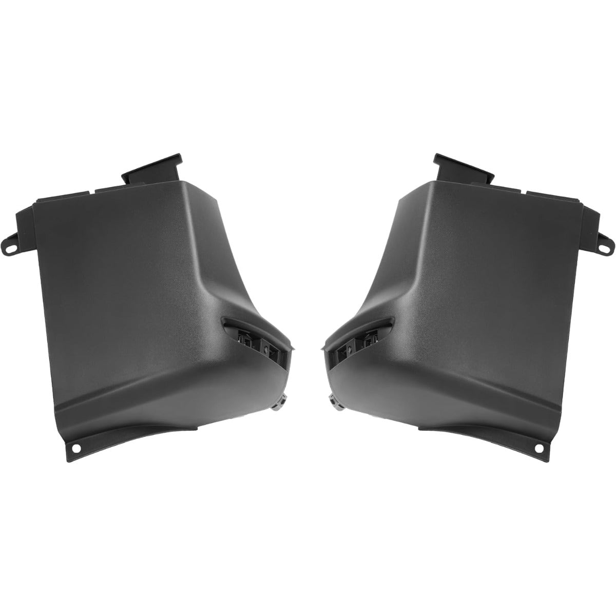 ALMULOO Rear Bumper End Cap Compatible with 2019-2021 Mercedes-Benz Sprinter W907 Replacement For 9078853600 9078853500 Plastic(PP) Textured Black Left and Right Side