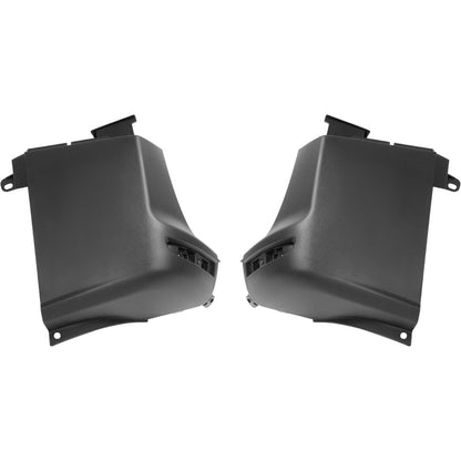 ALMULOO Rear Bumper End Cap Compatible with 2019-2021 Mercedes-Benz Sprinter W907 Replacement For 9078853600 9078853500 Plastic(PP) Textured Black Left and Right Side