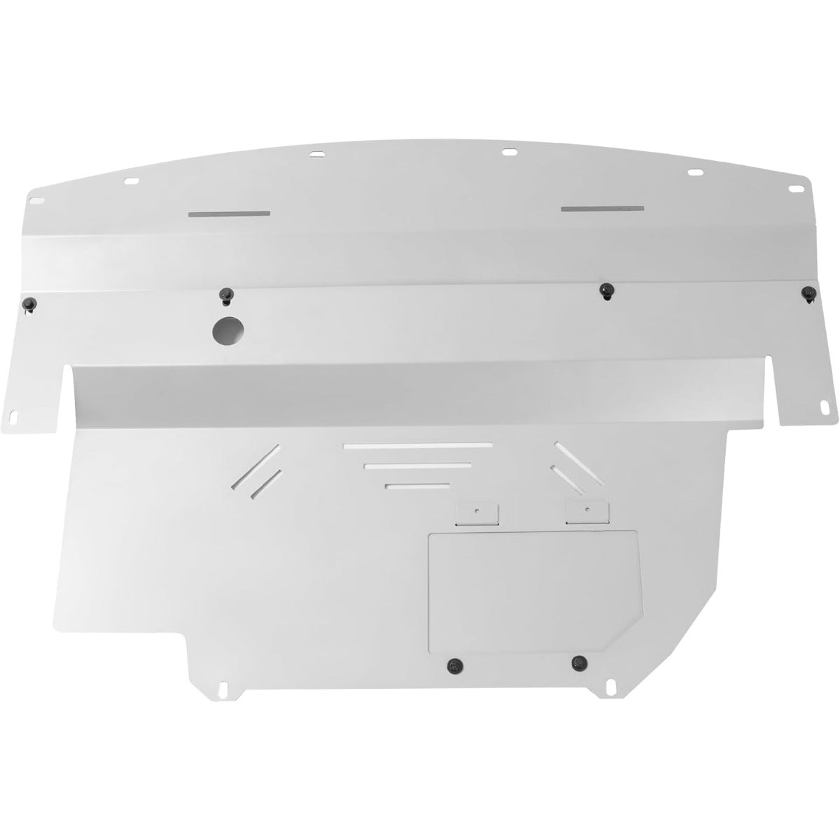Engine Splash Shield Compatible with 2003-2009 Nissan 350Z 2003-2008 Infiniti G35 Aluminium Silvery Powder Coating Skid Plate Engine Cover Undercar Shield Guard