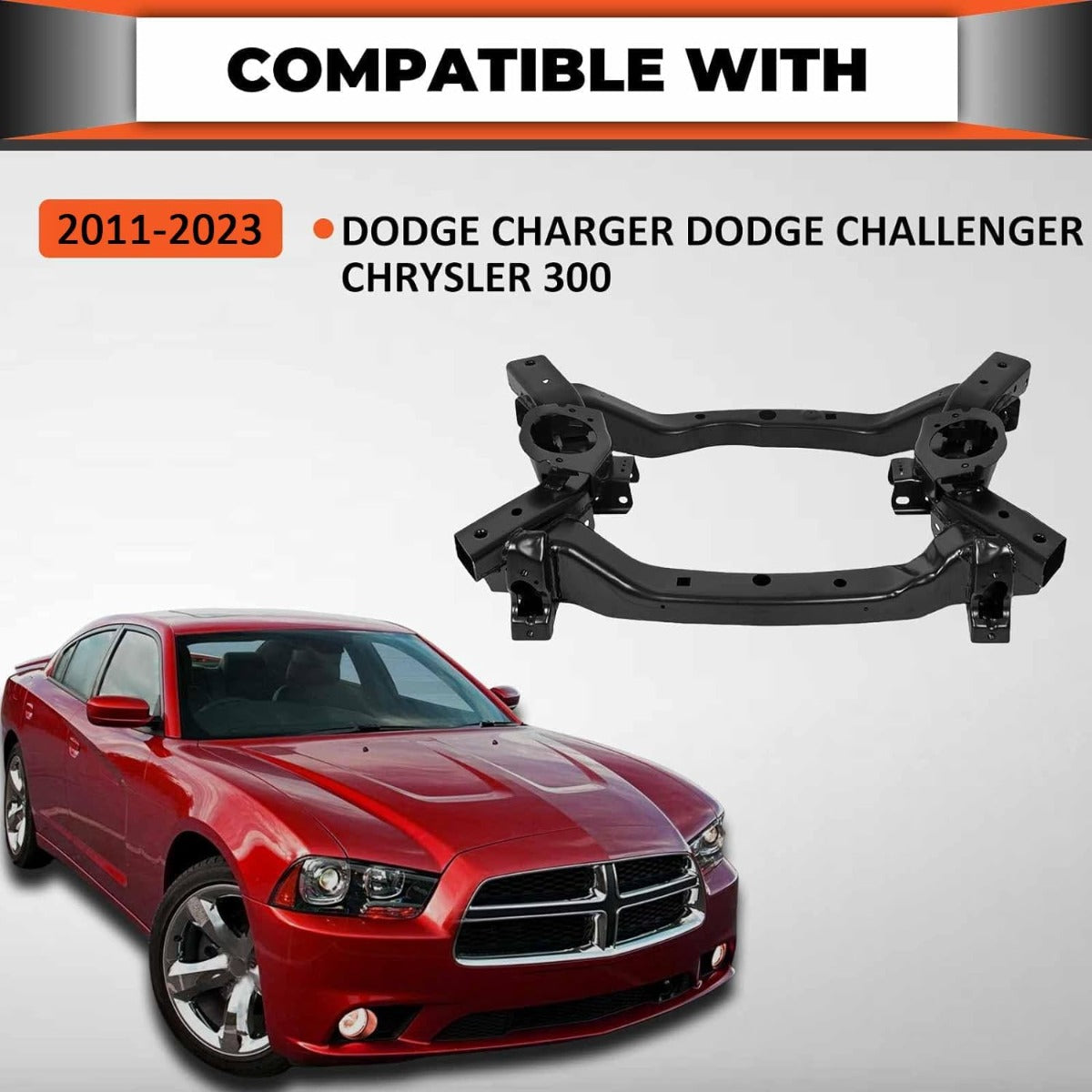 Kojem Frame Crossmember Subframe Cradle Compatible with 2011-2023 Charger