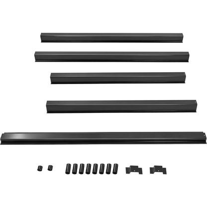 ALMULOO Truck Bed Floor Support Set of 5 Compatible with 1977-2016 Ford F-150 Crossmembers Supports Electrophoresis Steel