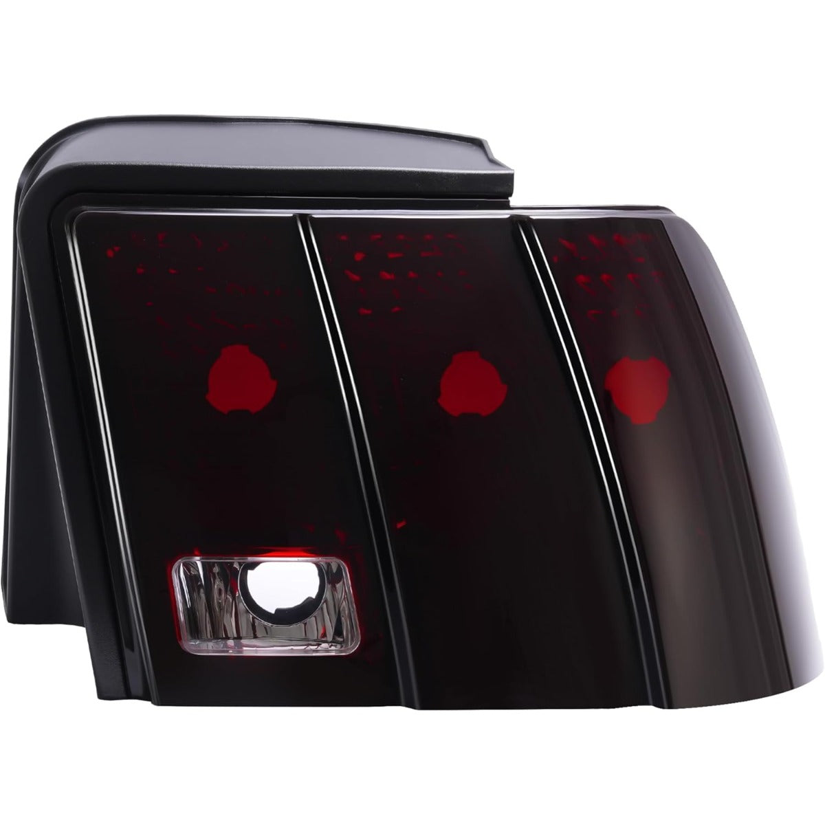 HECASA Pair Tail Lights Compatible with 1999-2004 Ford Mustang Replacement for FO2818109 FO2819109 3R3Z13405AA 3R3Z13404AA Tail Rear Light Lamp Driver&Passenger Side - Red Smoke Lens