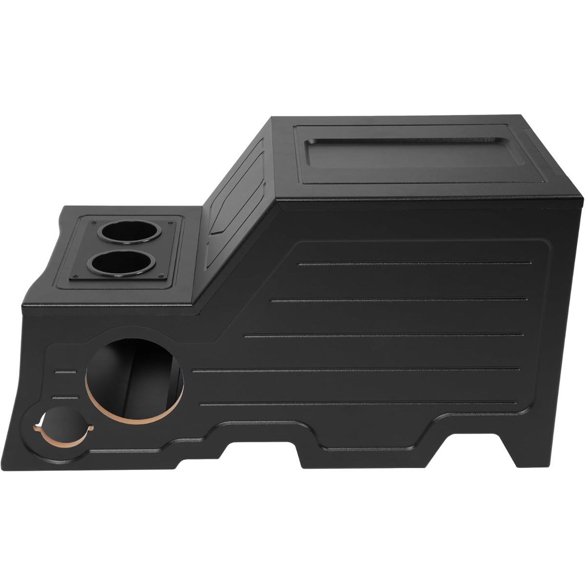Center Console Subwoofer Box Compatible with 2006-2008 Dodge Ram | Crew /Single /Quad Cab MDF+Plastic(ABS) Black Center Console Subwoofer Box