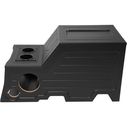 Center Console Subwoofer Box Compatible with 2006-2008 Dodge Ram | Crew /Single /Quad Cab MDF+Plastic(ABS) Black Center Console Subwoofer Box