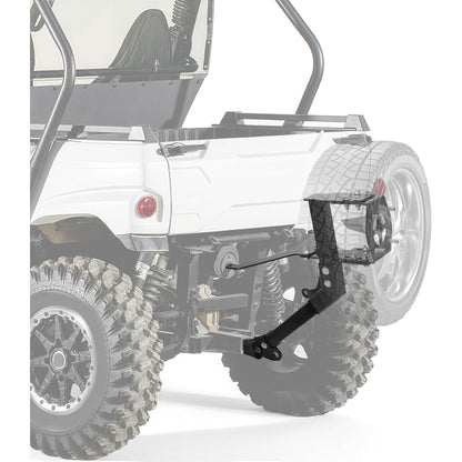 Spare Tire Carrier Compatible with 2014-2025 Kawasaki Teryx4 800 Steel Spare Tire Mount Powder Coated