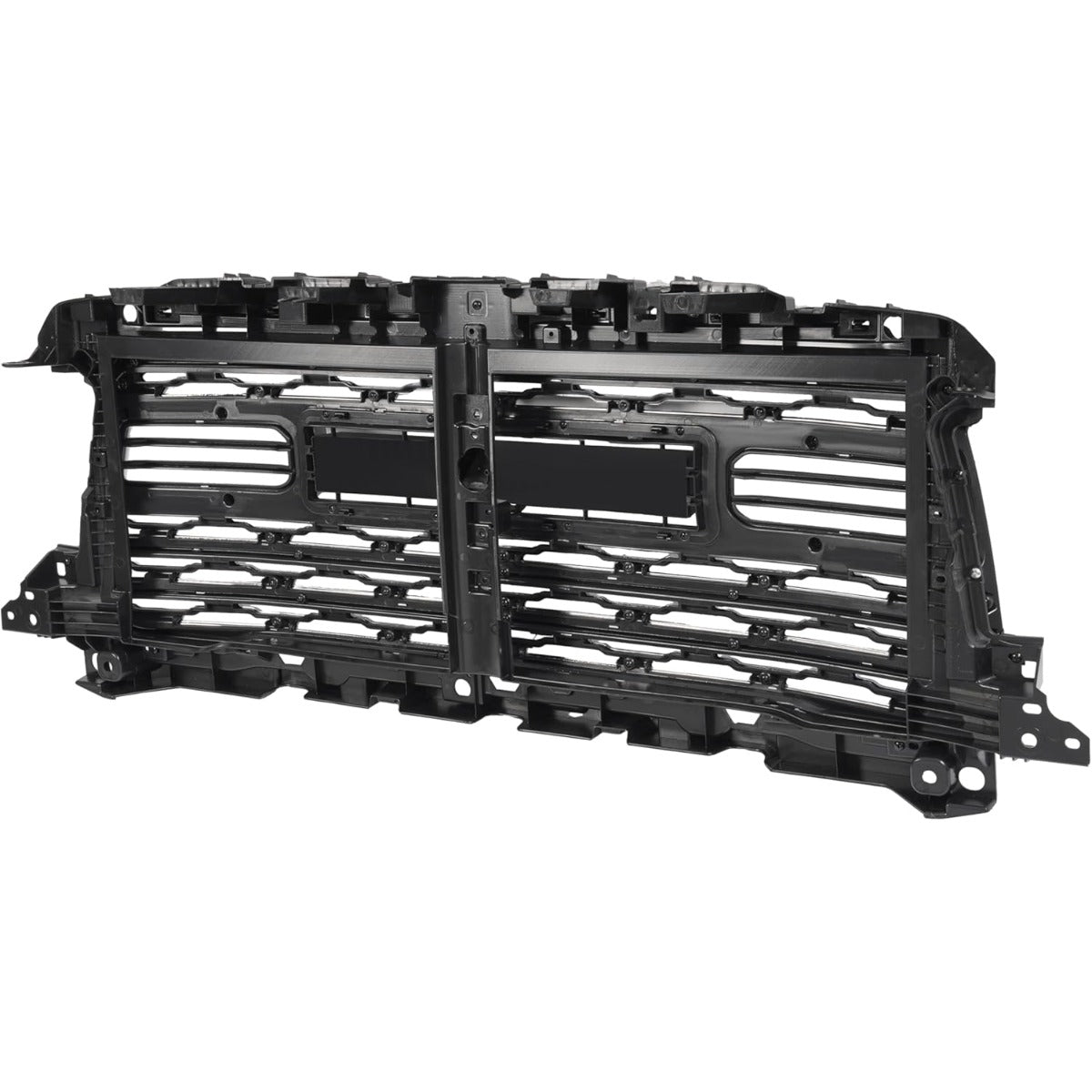 Front Grill Compatible with 2020-2024 Dodge Ram 2500/3500 Front Bumper Grille Plastic (ABS) Chrome+Painted Silvery+Black Replacement for 68516019AA
