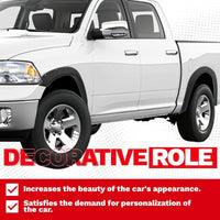 Load image into Gallery viewer, Fender Flares Compatible with 2009-2010 Dodge Ram 1500/2011-2018 Ram 1500/2019-2023 Ram 1500 Classic Fleetside, Truck Wheel Flares Wheel Cover Textured Black Rivet Style 4Pcs LYAP-247
