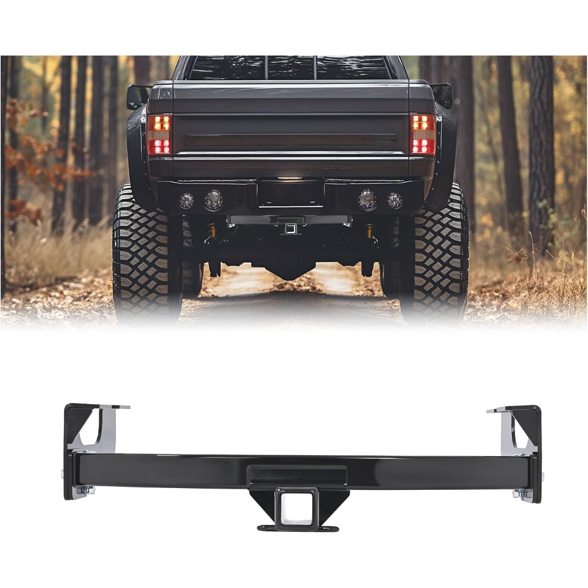 KUAFU Class 4 Trailer Hitch Compatible with 97-16 F250 F350 F450 97-04 F150